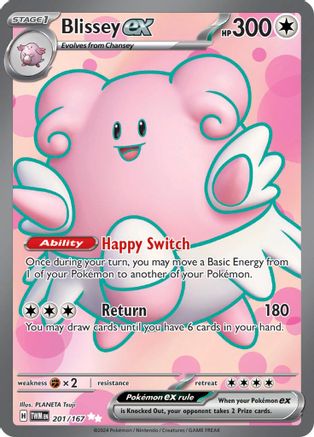 Blissey ex (201) [SV06: Twilight Masquerade] Holofoil - Deck Out Gaming