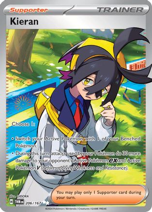 Kieran - 206/167 (206) [SV06: Twilight Masquerade] Holofoil - Deck Out Gaming