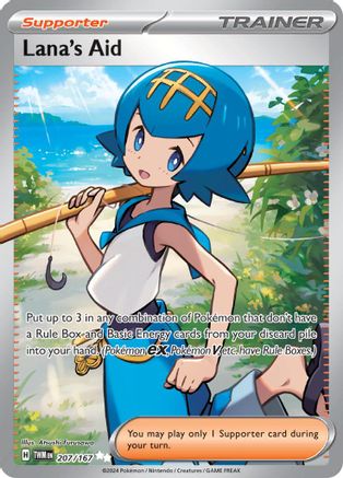 Lana's Aid - 207/167 (207) [SV06: Twilight Masquerade] Holofoil - Deck Out Gaming