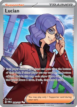 Lucian - 208/167 (208) [SV06: Twilight Masquerade] Holofoil - Deck Out Gaming