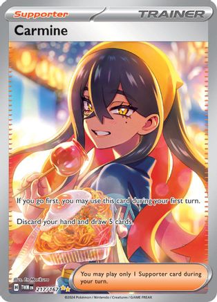 Carmine - 217/167 (217) [SV06: Twilight Masquerade] Holofoil - Deck Out Gaming