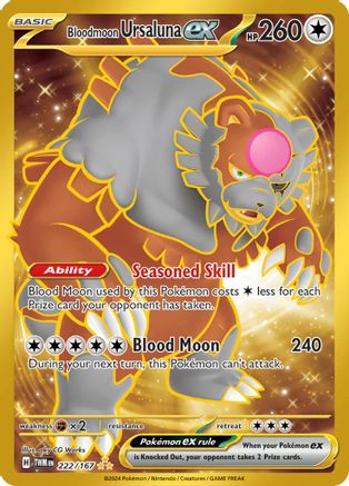 Bloodmoon Ursaluna ex (222) [SV06: Twilight Masquerade] Holofoil - Deck Out Gaming