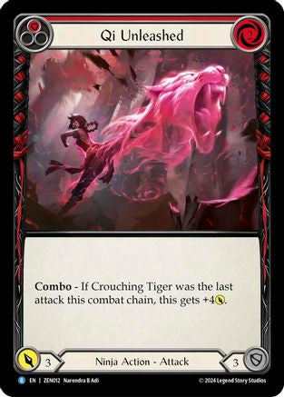 Qi Unleashed (Red) (ZEN012) [Blitz Deck: Part the Mistveil - Zen] - Deck Out Gaming