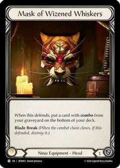 Mask of Wizened Whiskers (ZEN003) [Blitz Deck: Part the Mistveil - Zen] - Deck Out Gaming