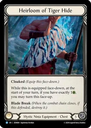 Heirloom of Tiger Hide (ZEN004) [Blitz Deck: Part the Mistveil - Zen] - Deck Out Gaming