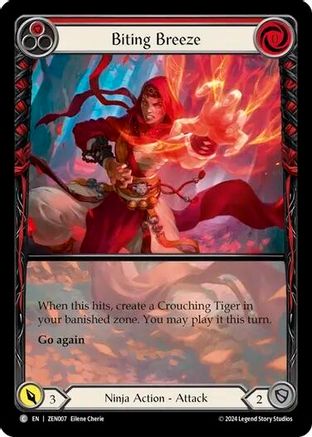 Biting Breeze (Red) (ZEN007) [Blitz Deck: Part the Mistveil - Zen] - Deck Out Gaming