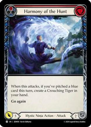 Harmony of the Hunt (Red) (ZEN010) [Blitz Deck: Part the Mistveil - Zen] - Deck Out Gaming
