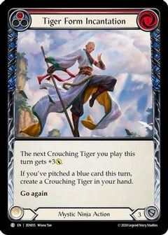 Tiger Form Incantation (Red) (ZEN015) [Blitz Deck: Part the Mistveil - Zen] - Deck Out Gaming