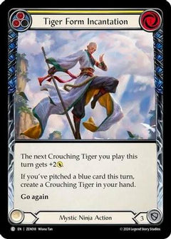 Tiger Form Incantation (Yellow) (ZEN018) [Blitz Deck: Part the Mistveil - Zen] - Deck Out Gaming