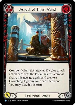 Aspect of Tiger: Mind (ZEN019) [Blitz Deck: Part the Mistveil - Zen] - Deck Out Gaming