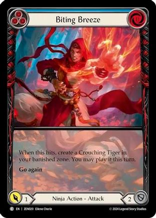 Biting Breeze (Blue) (ZEN020) [Blitz Deck: Part the Mistveil - Zen] - Deck Out Gaming