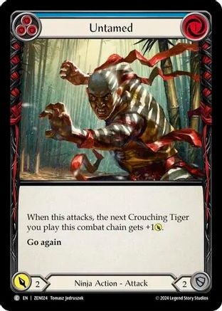 Untamed (Blue) (ZEN024) [Blitz Deck: Part the Mistveil - Zen] - Deck Out Gaming