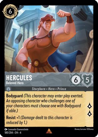 Hercules - Beloved Hero (180/204) [Ursulas Return] - Deck Out Gaming