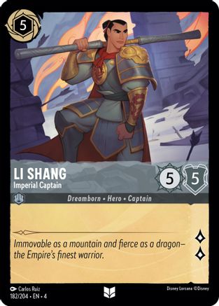 Li Shang - Imperial Captain (182/204) [Ursulas Return] - Deck Out Gaming