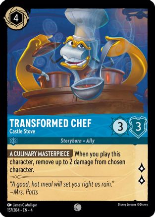 Transformed Chef - Castle Stove (157/204) [Ursulas Return] - Deck Out Gaming