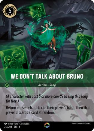 We Don't Talk About Bruno (Enchanted) (213/204) [Ursulas Return] Holofoil - Deck Out Gaming