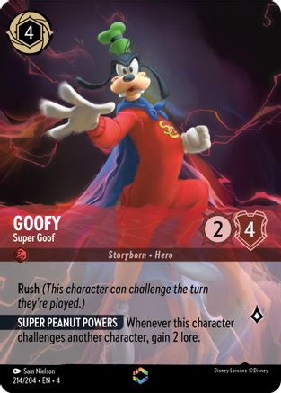 Goofy - Super Goof (Enchanted) (214/204) [Ursulas Return] Holofoil - Deck Out Gaming