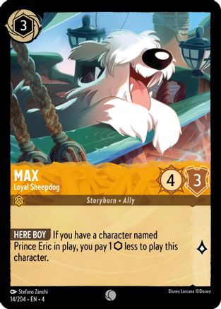 Max - Loyal Sheepdog (14/204) [Ursulas Return] Cold Foil - Deck Out Gaming