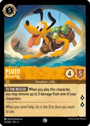 Pluto - Rescue Dog (20/204) [Ursulas Return] - Deck Out Gaming