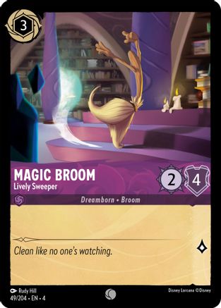 Magic Broom - Lively Sweeper (49/204) [Ursulas Return] - Deck Out Gaming