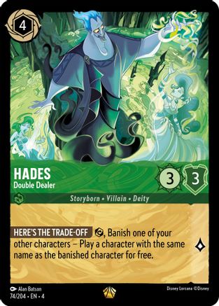 Hades - Double Dealer (74/204) [Ursulas Return] - Deck Out Gaming