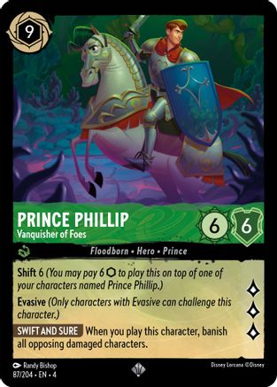 Prince Phillip - Vanquisher of Foes (87/204) [Ursulas Return] - Deck Out Gaming