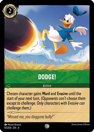 Dodge! (93/204) [Ursulas Return] Cold Foil - Deck Out Gaming