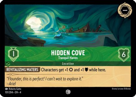 Hidden Cove - Tranquil Haven (101/204) [Ursulas Return] - Deck Out Gaming