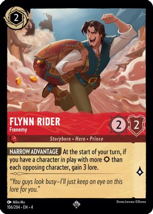 Flynn Rider - Frenemy (106/204) [Ursulas Return] - Deck Out Gaming