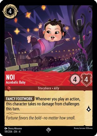 Noi - Acrobatic Baby (119/204) [Ursulas Return] - Deck Out Gaming