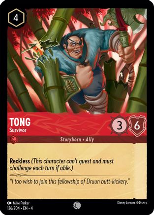 Tong - Survivor (126/204) [Ursulas Return] - Deck Out Gaming