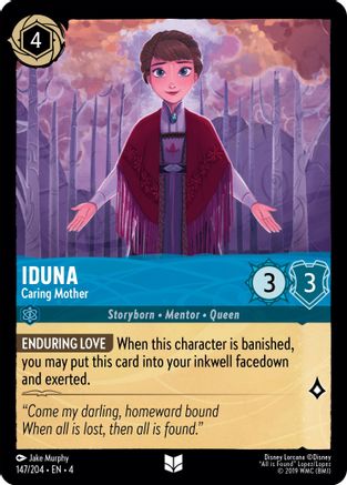 Iduna - Caring Mother (147/204) [Ursulas Return] Cold Foil - Deck Out Gaming