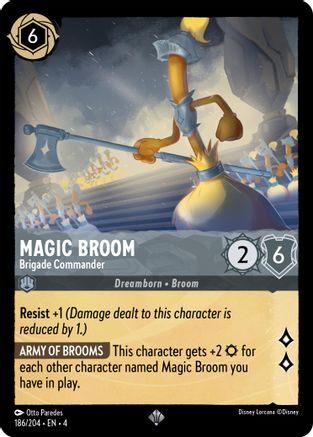 Magic Broom - Brigade Commander (186/204) [Ursulas Return] - Deck Out Gaming