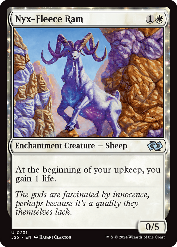 Nyx-Fleece Ram (231) [Foundations Jumpstart] - Deck Out Gaming