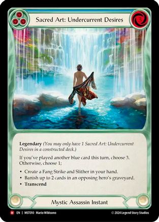Sacred Art: Undercurrent Desires // Inner Chi (MST010) [Part the Mistveil] - Deck Out Gaming
