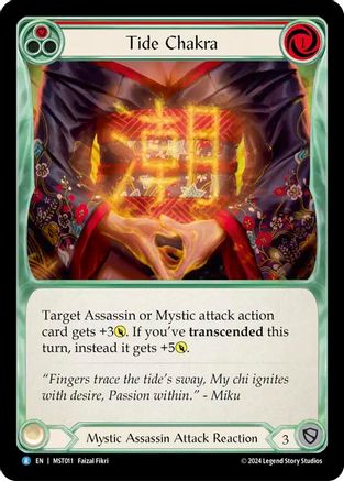 Tide Chakra (Red) (MST011) [Part the Mistveil] - Deck Out Gaming