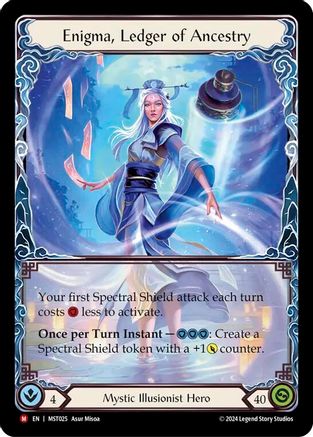 Enigma, Ledger of Ancestry (MST025) [Part the Mistveil] - Deck Out Gaming