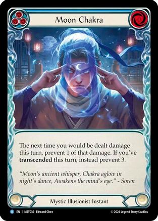 Moon Chakra (Blue) (MST036) [Part the Mistveil] - Deck Out Gaming