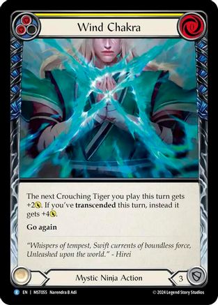 Wind Chakra (Yellow) (MST055) [Part the Mistveil] Rainbow Foil - Deck Out Gaming