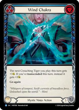 Wind Chakra (Blue) (MST056) [Part the Mistveil] Rainbow Foil - Deck Out Gaming