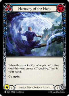 Harmony of the Hunt (Blue) (MST062) [Part the Mistveil] Rainbow Foil - Deck Out Gaming