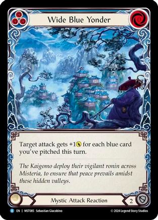 Wide Blue Yonder (MST085) [Part the Mistveil] Rainbow Foil - Deck Out Gaming