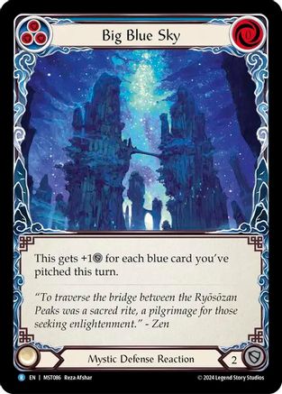 Big Blue Sky (MST086) [Part the Mistveil] Rainbow Foil - Deck Out Gaming