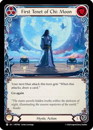 First Tenet of Chi: Moon (MST092) [Part the Mistveil] - Deck Out Gaming