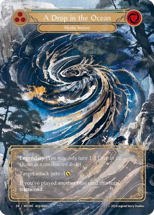 A Drop in the Ocean // Inner Chi (Marvel) (MST095) [Part the Mistveil] Cold Foil - Deck Out Gaming