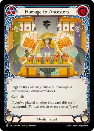 Homage to Ancestors // Inner Chi (MST096) [Part the Mistveil] - Deck Out Gaming