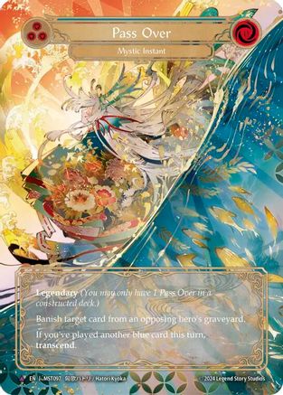 Pass Over // Inner Chi (Marvel) (MST097) [Part the Mistveil] Cold Foil - Deck Out Gaming