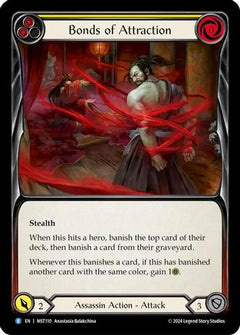 Bonds of Attraction (Yellow) (MST110) [Part the Mistveil] Rainbow Foil - Deck Out Gaming