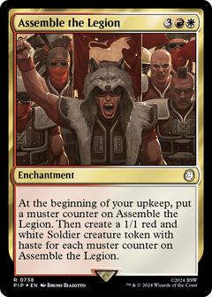 Assemble the Legion (Surge Foil) (738) [Fallout] foil - Deck Out Gaming