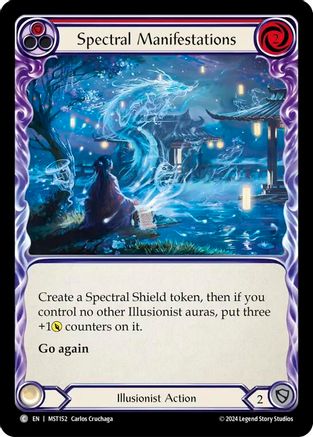 Spectral Manifestations (Red) (MST152) [Part the Mistveil] Rainbow Foil - Deck Out Gaming